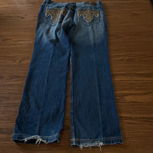 Antix Denim 36”Button Fly Jean Buffalo Nickel Button Waist Eagle Buttons on Back - Picture 5 of 9